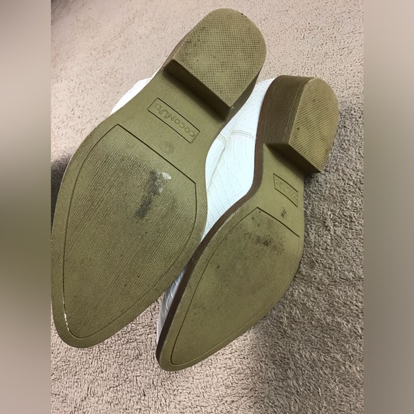 Coconuts by Matisse Faux snakeskin boots women’s size 7.5 white - Picture 8 of 16